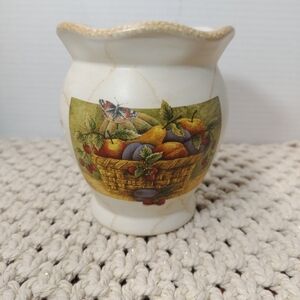 Fruit Basket Ceramic Vase